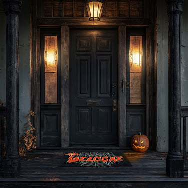 Entryways Spider Web Welcome Doormat 17"x28"