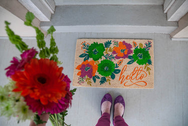 Entryways Unique Blooms Doormat 17"x28"