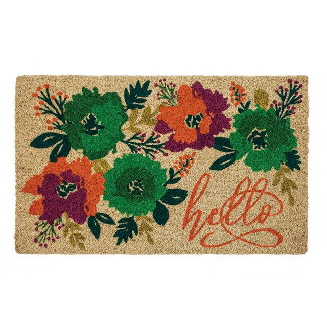 entryways Unique Blooms Doormat 17"x28"