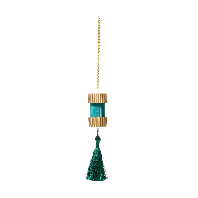 entryways Velvet Pear Gilded Wax Pendant