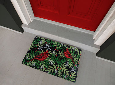 Entryways Williamsburg Doormat - Holiday Cardinal