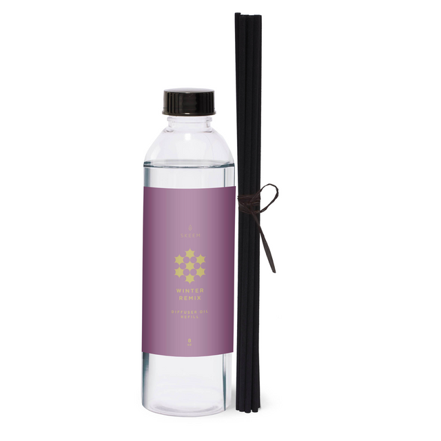 entryways Winter Remix Reed Diffuser Refill