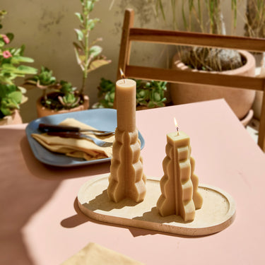 Entryways Yuzu Cinder Citronella Set Of 2 Tapers