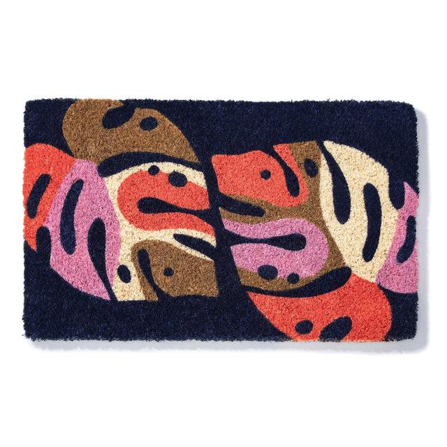 entryways Handmade Doormat - Tropical Monstera 18"x30"