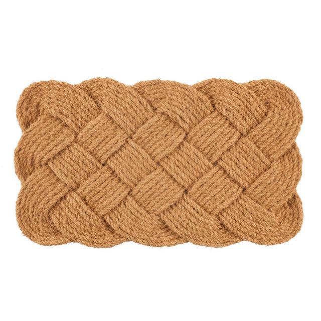 entryways Handmade Handwoven Coir Doormat - Knot-ical