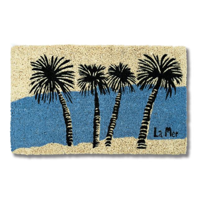 entryways Handmade Handwoven Coir Doormat La Mer 18"x30"