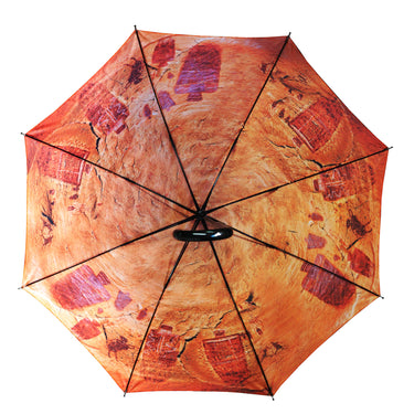 Entryways Kokopelli Southwest Rock Art Stick Umbrella