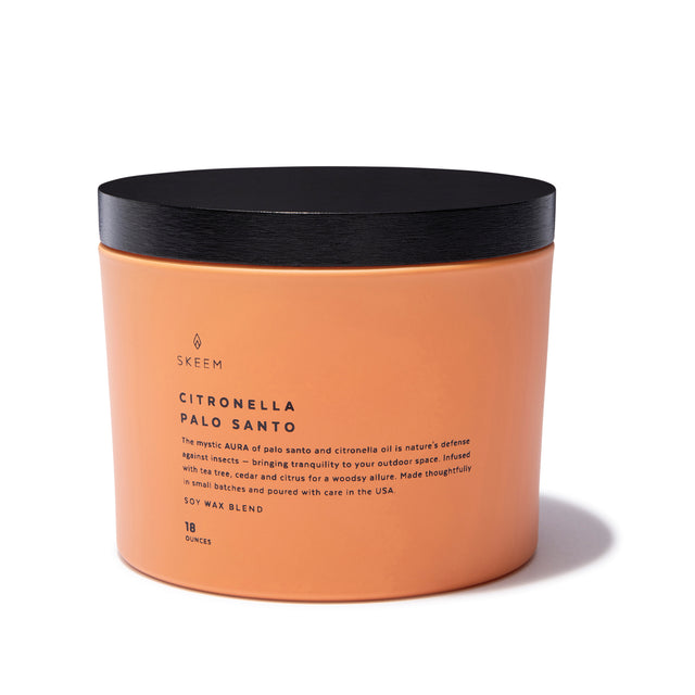 entryways Palo Santo Aura Citronella Triple Wick Candle