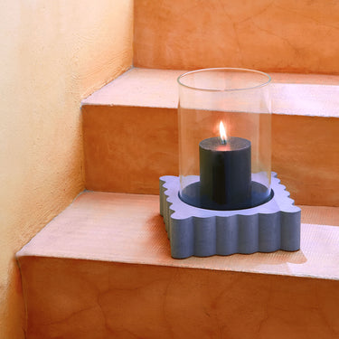 Entryways Santal Cinder Citronella Hurricane Candle