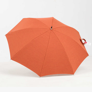 Entryways Small Brick Orange Sun Protection Umbrella Featuring Sunbrella Fabric