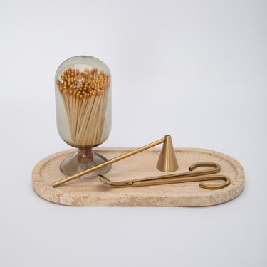 Entryways Smoke Match Cloche With Gold-Tipped Matches