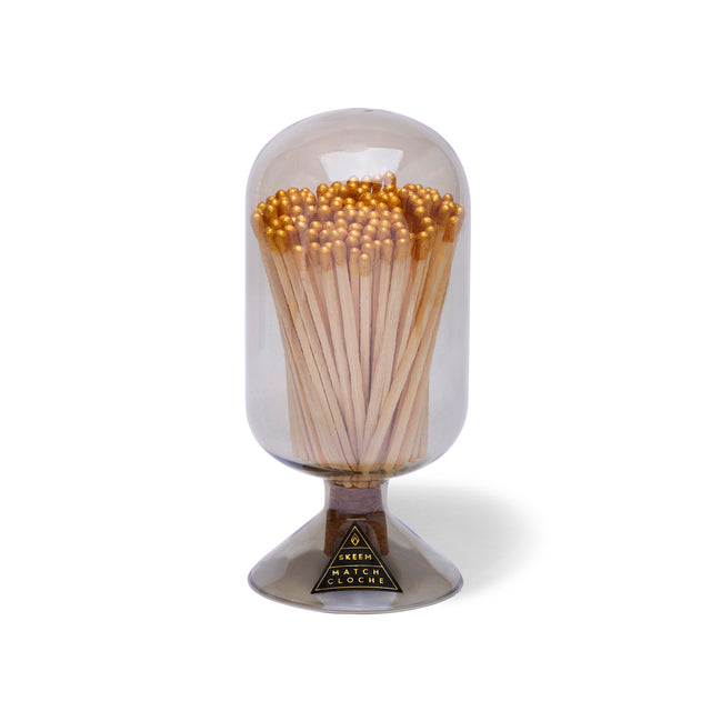 entryways Smoke Match Cloche With Gold-Tipped Matches
