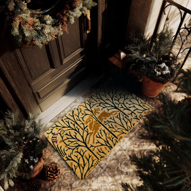 Entryways Victoria And Albert Museum Doormat - Deer In The Forest 18" X 30"