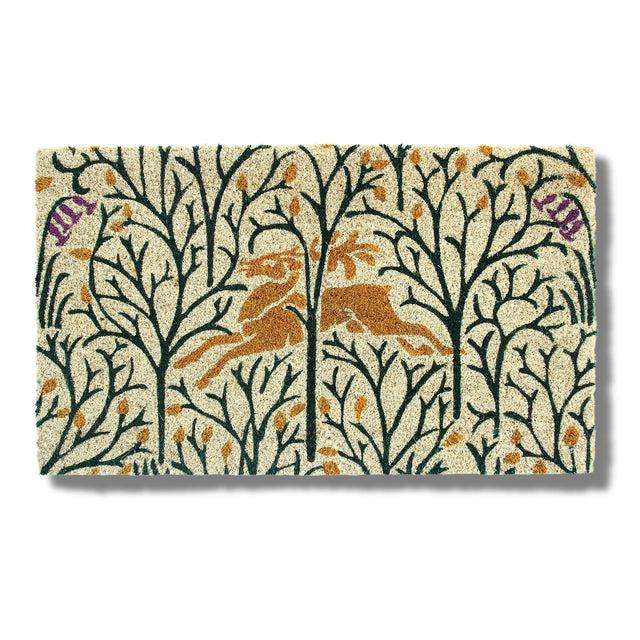 entryways Victoria and Albert Museum Doormat - Deer in the Forest 18" x 30"
