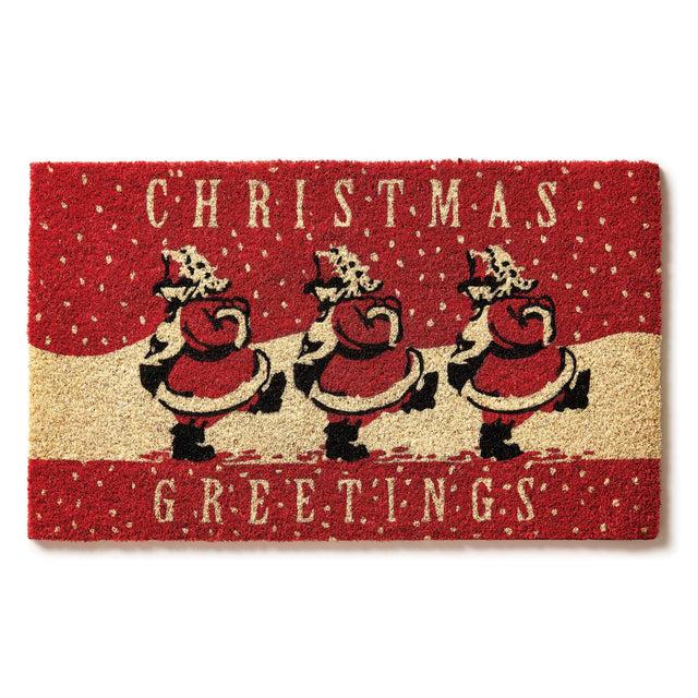 entryways Victoria and Albert Museum Doormat - Santa Claus Greetings 18"x30"