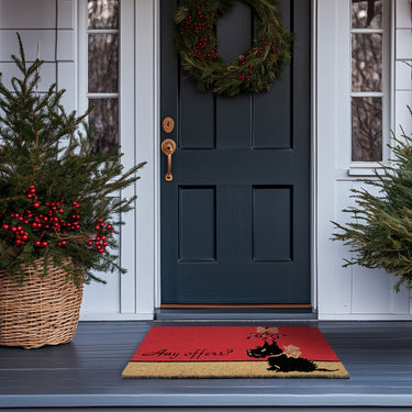 Entryways Victoria And Albert Museum Doormat - Scottie's Christmas 18"x30"