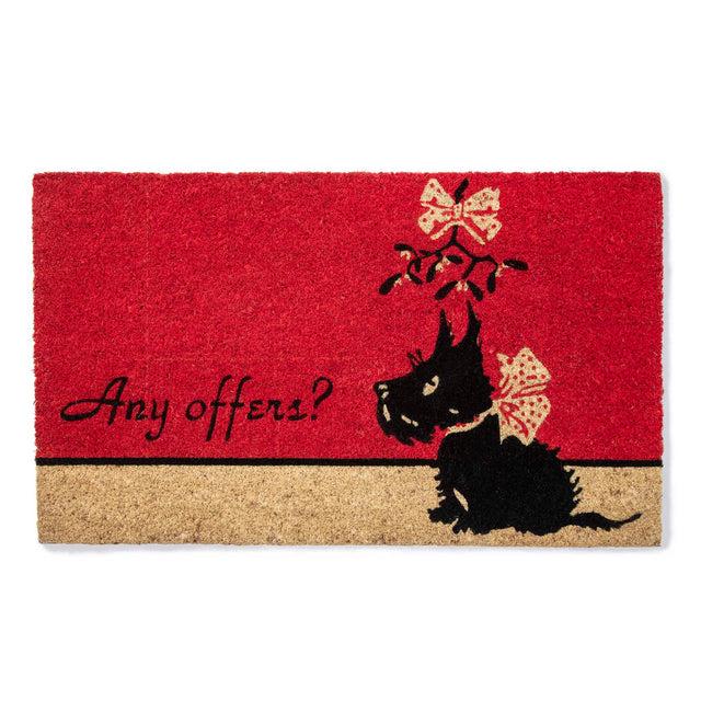 entryways Victoria and Albert Museum Doormat - Scottie's Christmas 18"x30"
