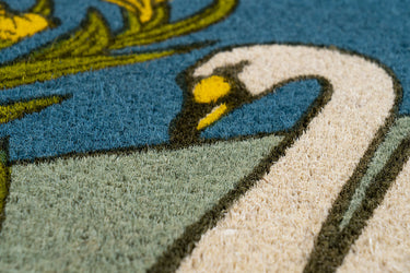 Entryways Victoria And Albert Museum Doormat - Swan And Iris