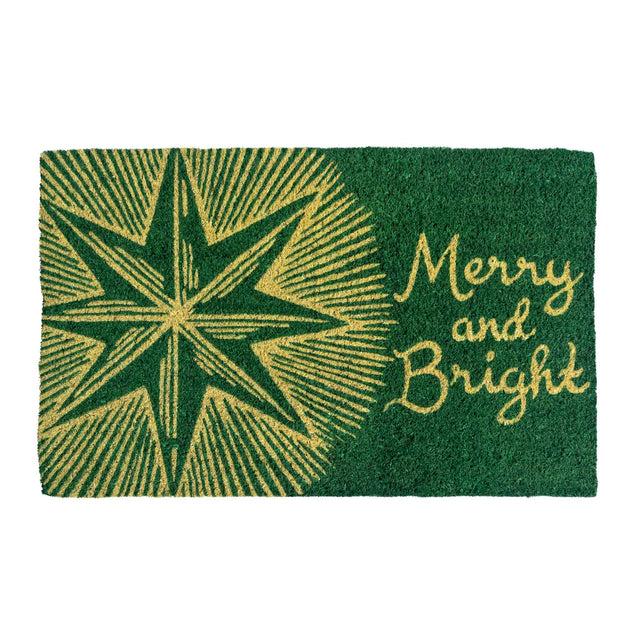 entryways Williamsburg Doormat - Merry and Bright Star