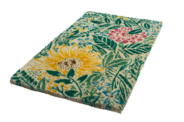 Entryways Williamsburg Doormat - Sunflower Blockprint