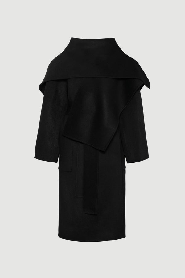 envelope 1976 Cape coat Black