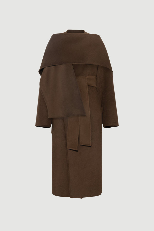 envelope 1976 Cape coat Brown