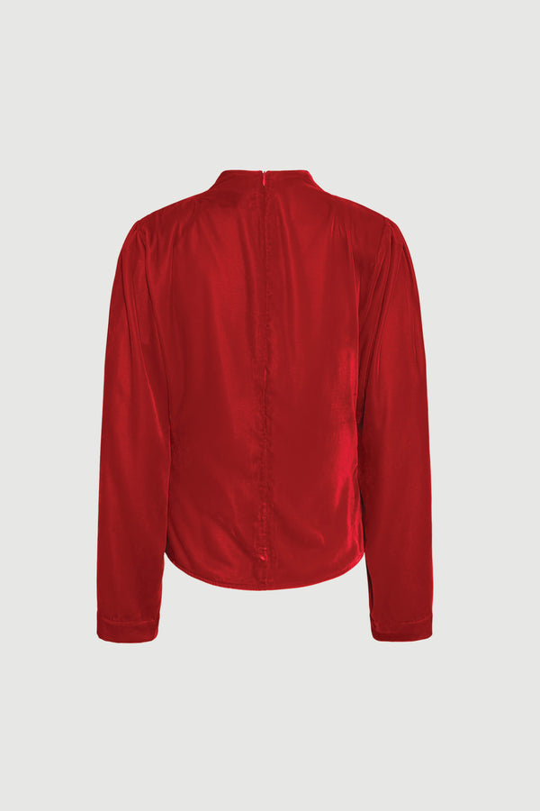 Envelope 1976 Jet Top Velvet Red