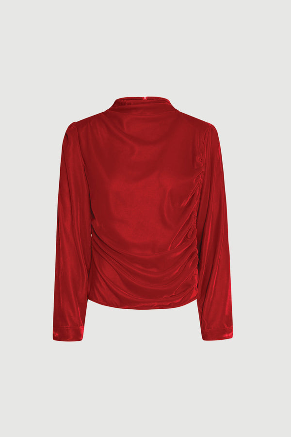 envelope 1976 Jet top velvet Red
