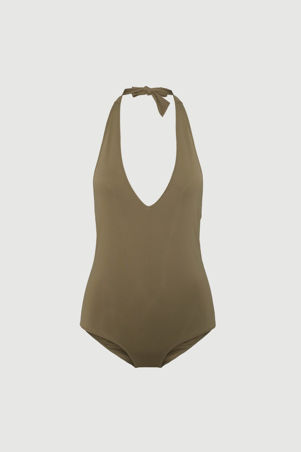 envelope 1976 Las Salinas swimsuit Olive