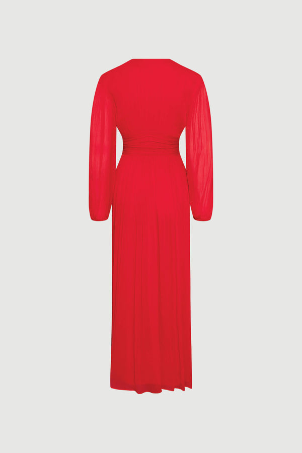Envelope 1976 Riviera Dress Poppy Red