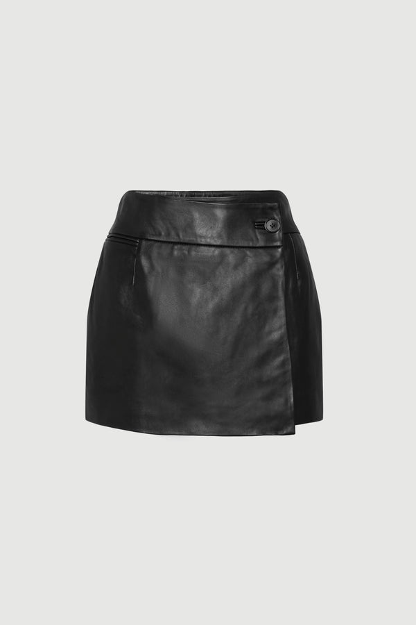 envelope 1976 Rue skirt leather