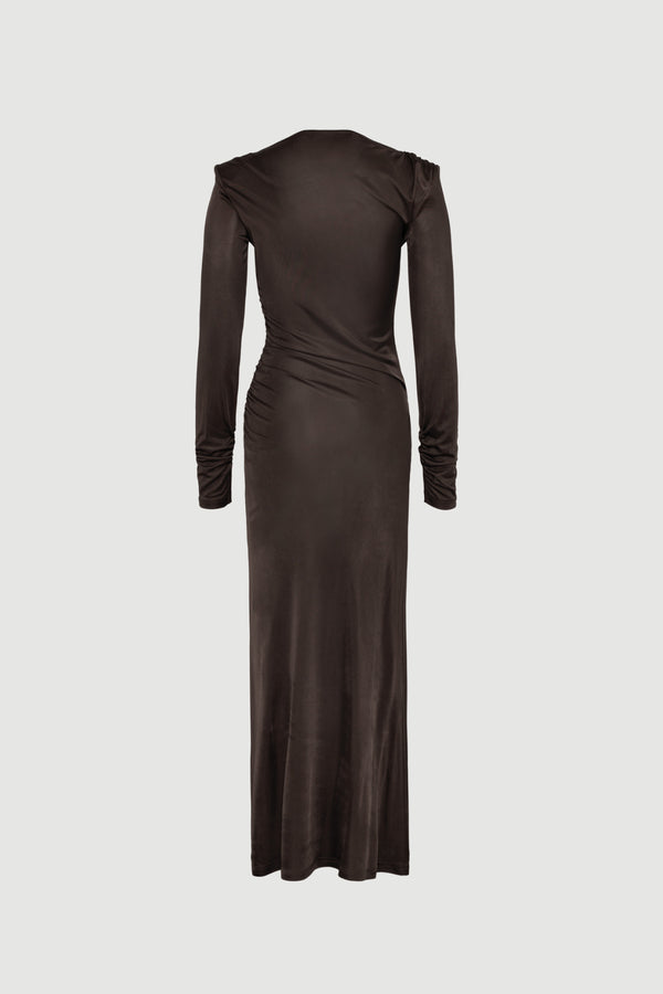 Envelope 1976 San Dona Dress Brown