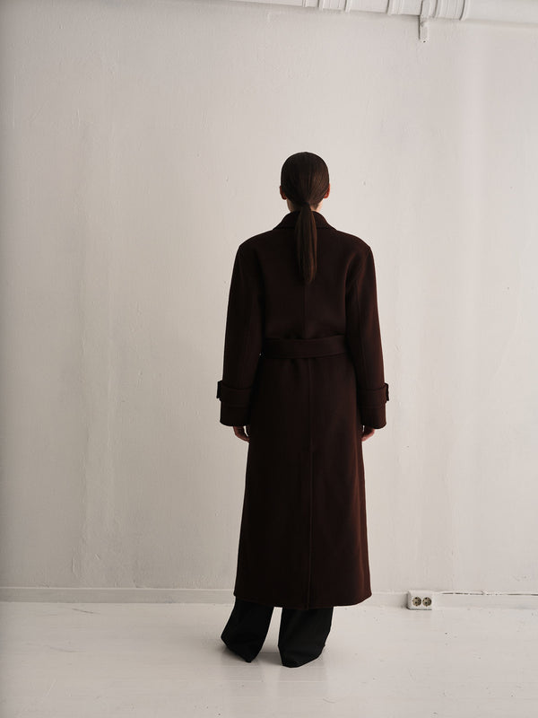 Envelope 1976 Saville Coat Mahogany