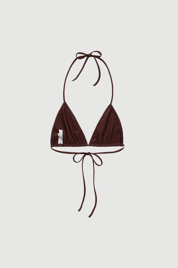 Envelope 1976 Sea Bikini Top Dark Coffee
