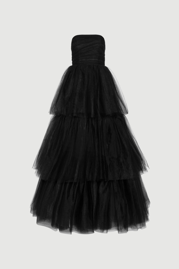 envelope 1976 Swan dress Black