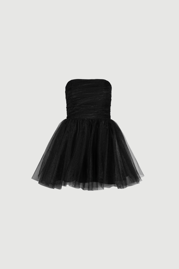 envelope 1976 Swan dress short Black