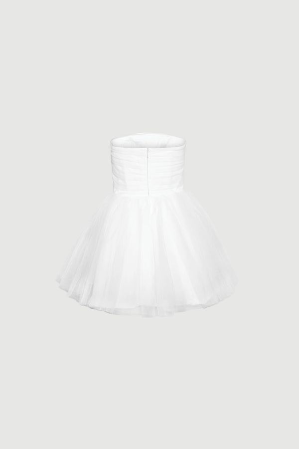 Envelope 1976 Swan Dress Short White