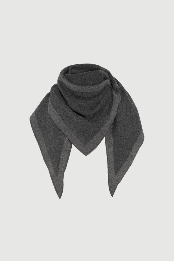 Envelope 1976 Triangle Scarf Volcano / Dark Grey
