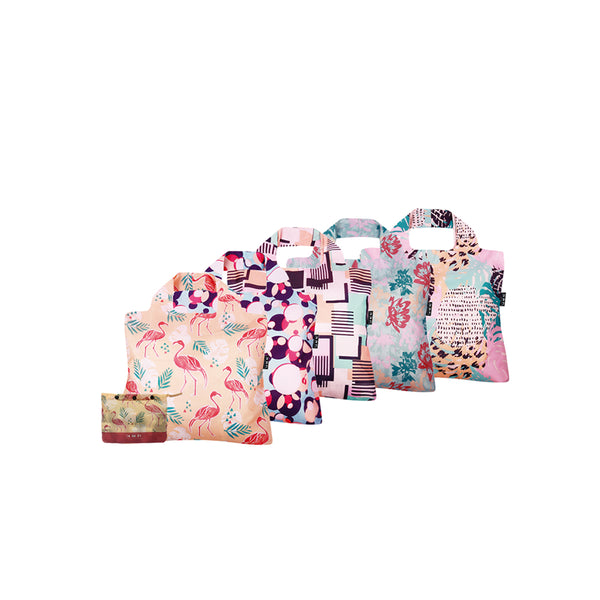 Envirosax Envirosax Full Pouch Sets - Palm Springs Set Of 5