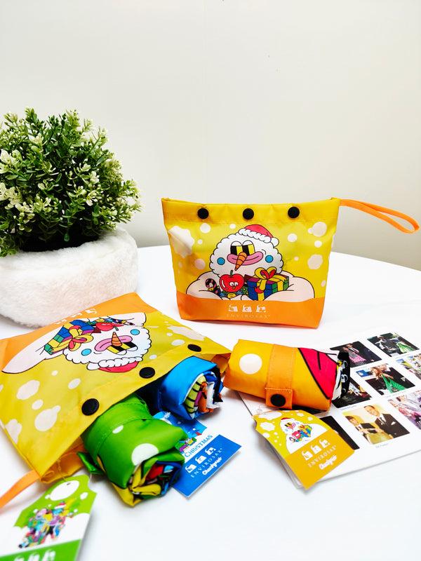 Envirosax Envirosax Full Pouch Sets - Snowman Pack Of 3