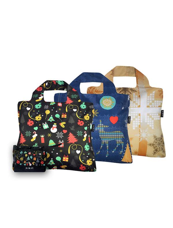 envirosax Envirosax Full Pouch Sets - Winter Pack of 3