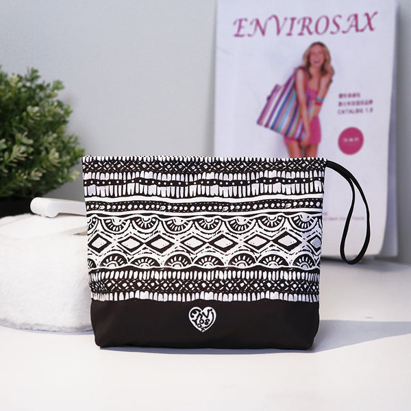 Envirosax Envirosax Zipper Pouch Bag Set Of 2 Black And White