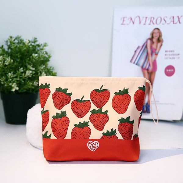 Envirosax Envirosax Zipper Pouch Bag Set Of 2 Lemon & Strawberry
