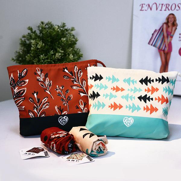 Envirosax Envirosax Zipper Pouch Bag Set Of 2 Paleo