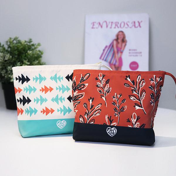 envirosax Envirosax Zipper Pouch Bag Set of 2 Paleo