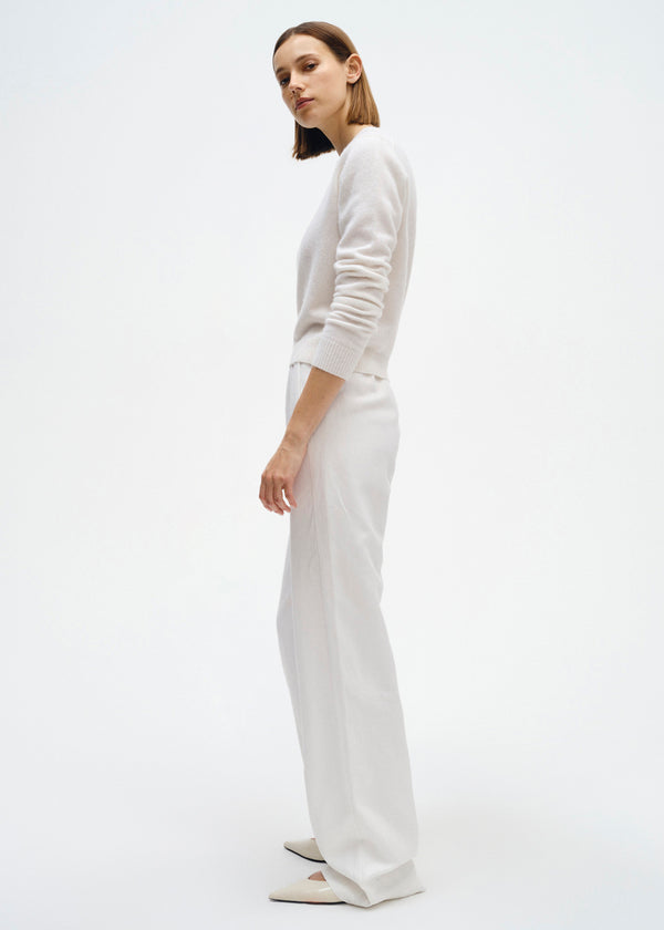 Enza Costa Crepe Everywhere Pant Off White