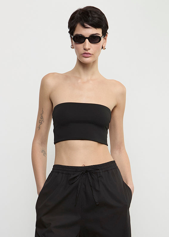 Enza Costa Essential Bandeau Top Black