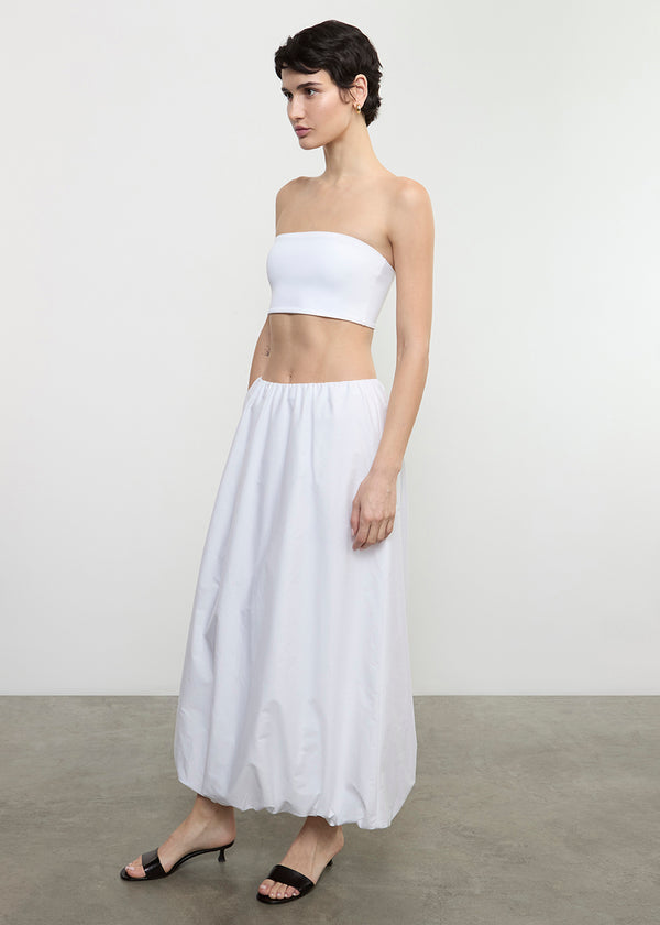 Enza Costa Essential Bandeau Top White