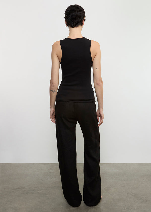 Enza Costa Linen Everywhere Pant Black
