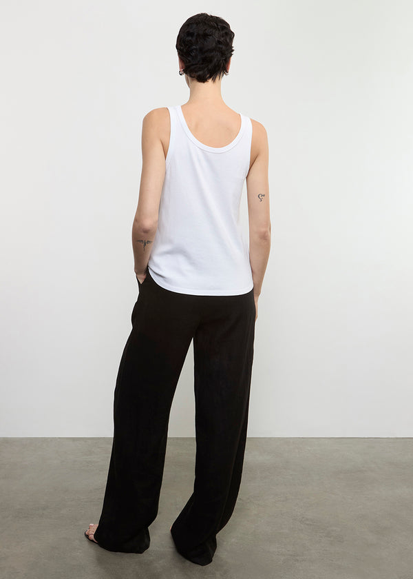 Enza Costa Linen Resort Pant Black